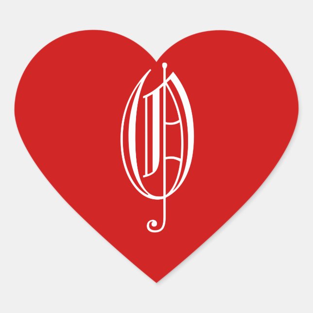 STICKER CŒUR O (Devant)