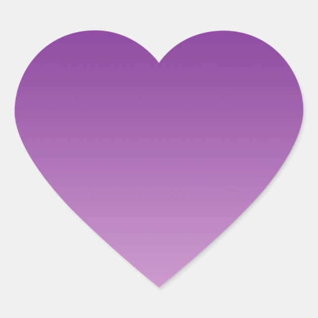 Sticker Cœur Ombre violet (Devant)