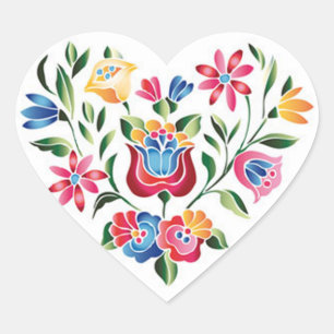 Sticker Cœur OPUS Hongrois Flower Heart