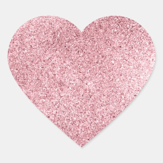 Sticker Cœur Or rose (Devant)