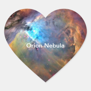 Sticker Cœur Orion Nebula Space Galaxy