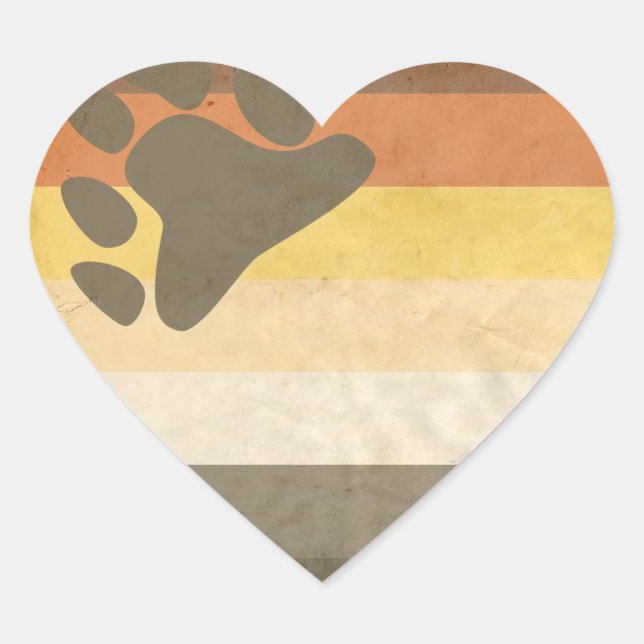 STICKER CŒUR OURS (Devant)