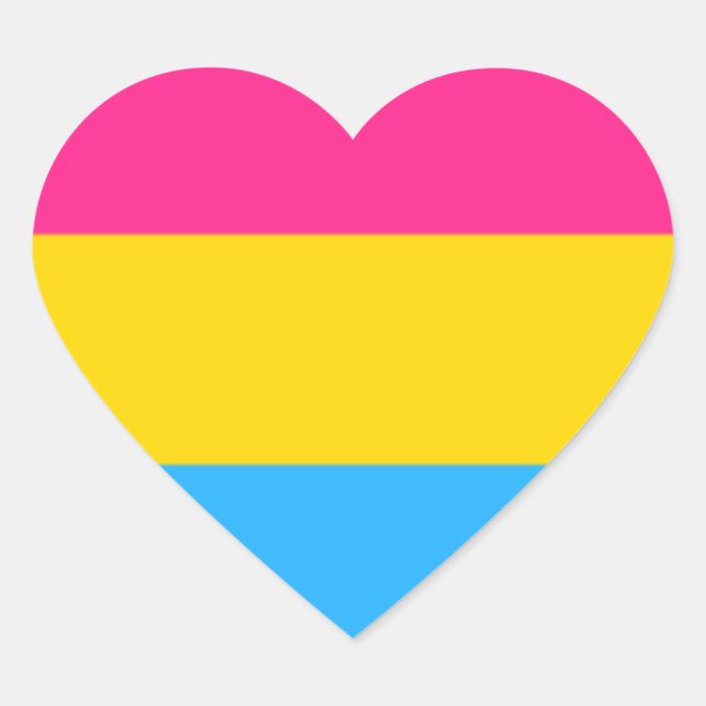 Sticker Coeur Pan Pride (Devant)