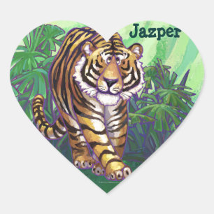 Sticker Cœur Papeterie Tiger