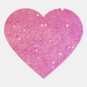 Sticker Cœur Parties scintillantes de roses indien -