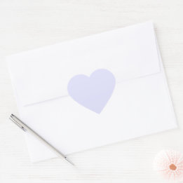 Sticker Cœur Pastel Periwinkle violet