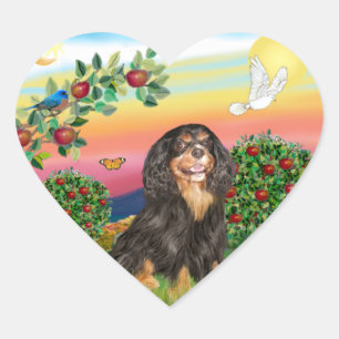 Sticker Cœur Pays lumineux - Cavalier (BT-R)