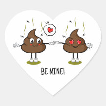 Personnalisé Poop Emoji Love Couple