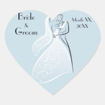 Personnaliser Produit Bleu Retro Mariage danseurs 