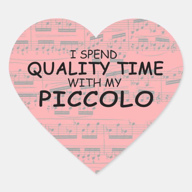 Sticker Coeur Piccolo Time (Devant)