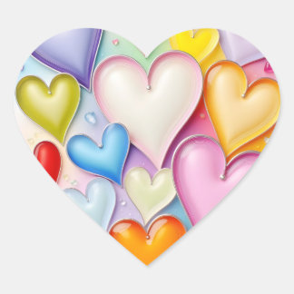 Sticker Cœur Playful Hearts