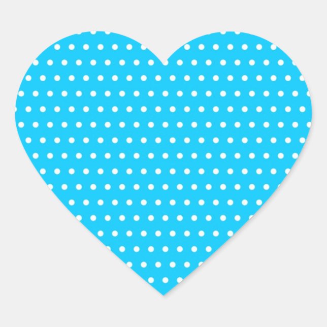 Sticker Cœur points (Devant)