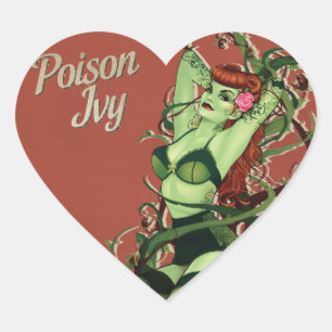 Sticker Cœur Poison Ivy Bombshell