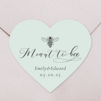 Pot de miel de mariage Sage Heart Meant to Bee Cad