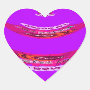 Sticker Cœur Pour drôle, je me manque de toi