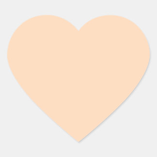Sticker Cœur Puffée de broche couleur solide