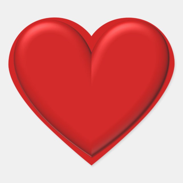 Sticker Cœur Puffy Heart (Devant)