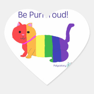 Sticker Cœur PurrroudCat