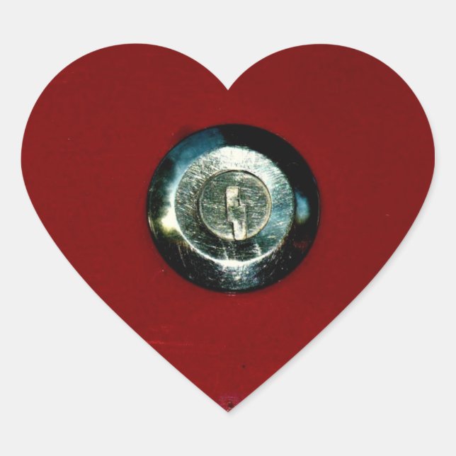 Sticker Cœur Qui A La Clé ? (Devant)