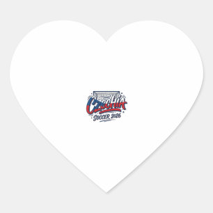 Sticker Cœur République tchèque Football 2026 Football Gras Typ