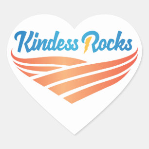 Sticker Coeur Rocks Kindness