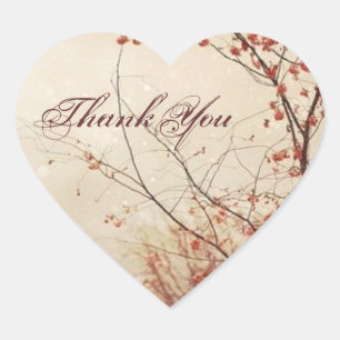 Sticker Cœur Romantique Automne Paris Vintage Mariage invitatio