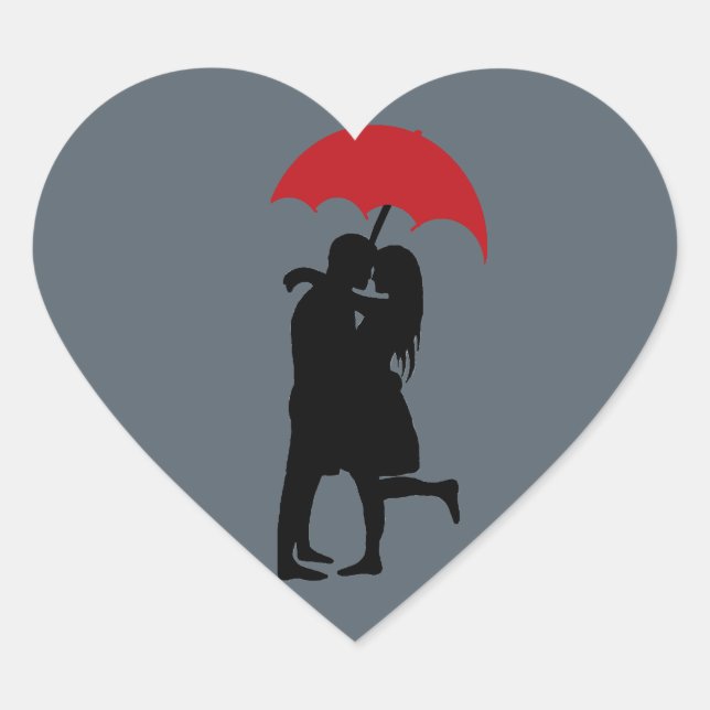 Sticker Cœur Romantique sans espoir (Devant)