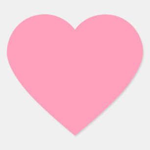 Sticker Cœur Rose Baker-Miller (couleur solide)