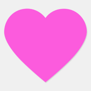 Sticker Cœur Rose chaud