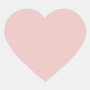 Sticker Coeur rose clair couleur tendance
