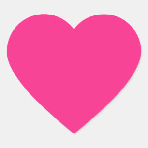 Sticker Cœur Rose clair rose chaud