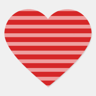 Sticker Cœur Rose Rouge