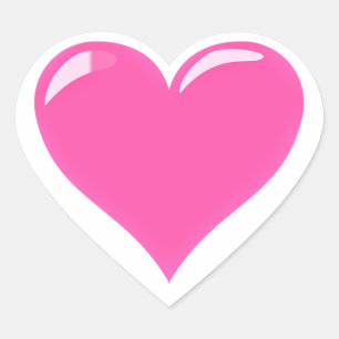 Sticker Coeur Rose Votre cadeau d'amour