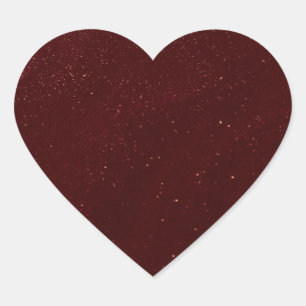 Sticker Cœur Sable Marron
