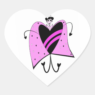 Sticker Cœur Saint Valentin