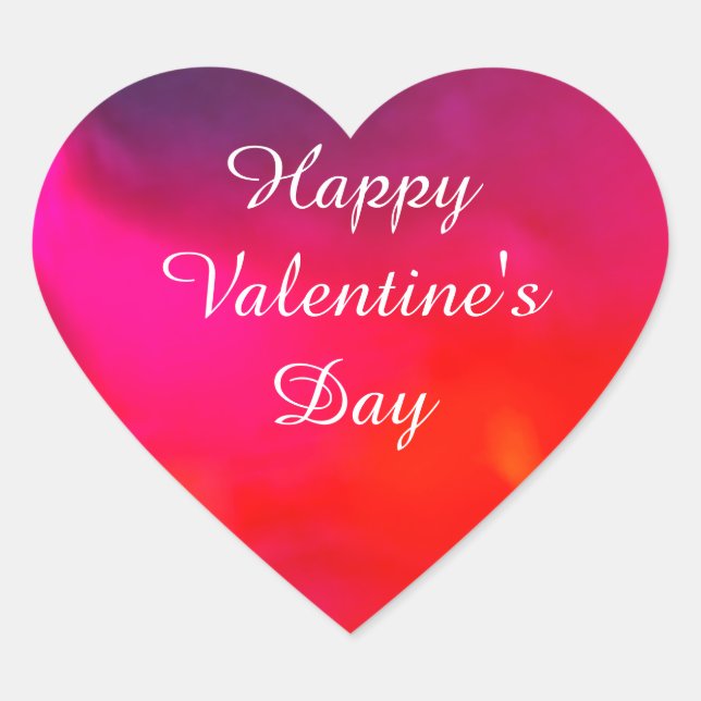 Sticker Cœur Saint Valentin (Devant)