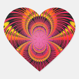 Sticker Cœur Saint-Valentin en gras