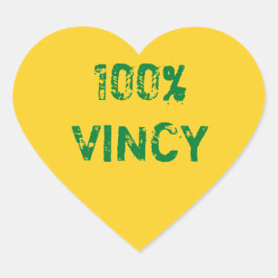 Sticker Cœur Saint-Vincent-et-les Grenadines Vincy