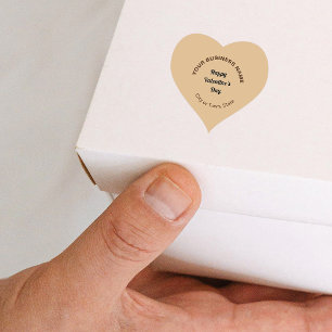 Sticker Cœur Salutation de Saint-Valentin pour le vert clair