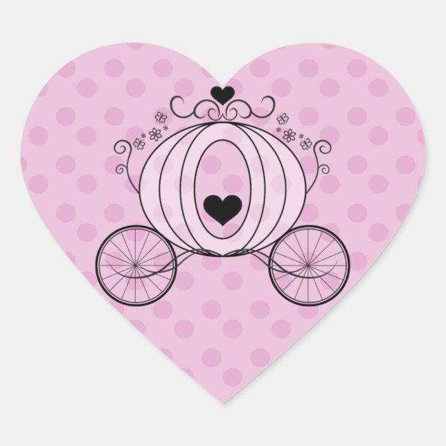 Sticker Cœur Sceau d'enveloppe du transport royal (Devant)