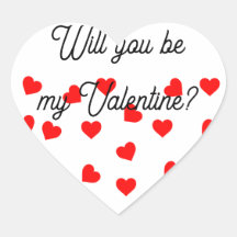 Seras-tu mon Valentin ? Cœurs rouges ludiques 
