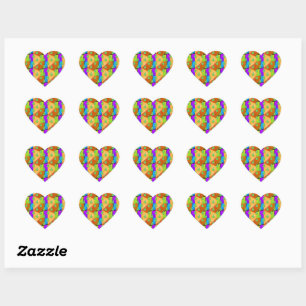 Sticker Cœur Signe de la main pouce levé comme geste d'approbat
