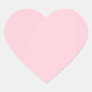Sticker Cœur simple couleur unie simple couleur personnalisée p