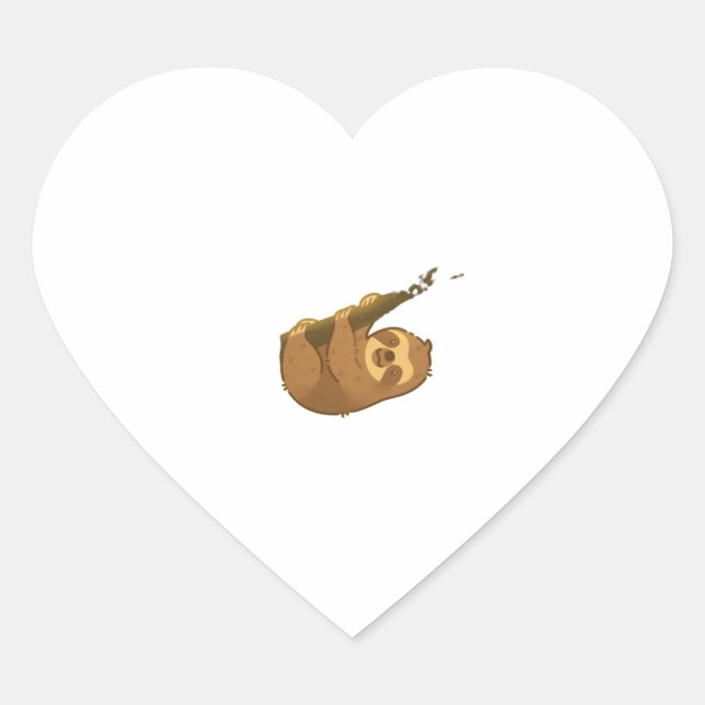Sticker Cœur Sloth dans son petit arbre Classic T-shirt (Devant)