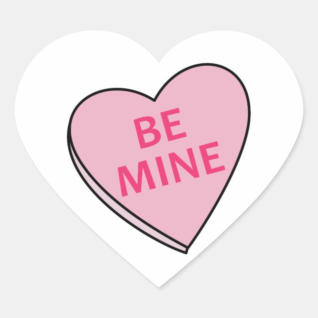 STICKER CŒUR SOYEZ LE COEUR DE MA BOUGIE (Devant)