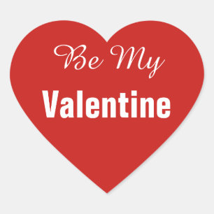 Sticker Cœur Soyez mon ticker de coeur Valentine