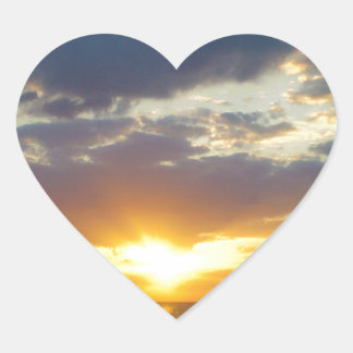 Sticker Cœur SunSet