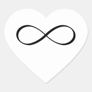 Sticker Cœur Symbole d'infini