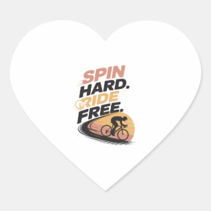 Sticker Cœur T-shirt Bicycling gratuit à vélo