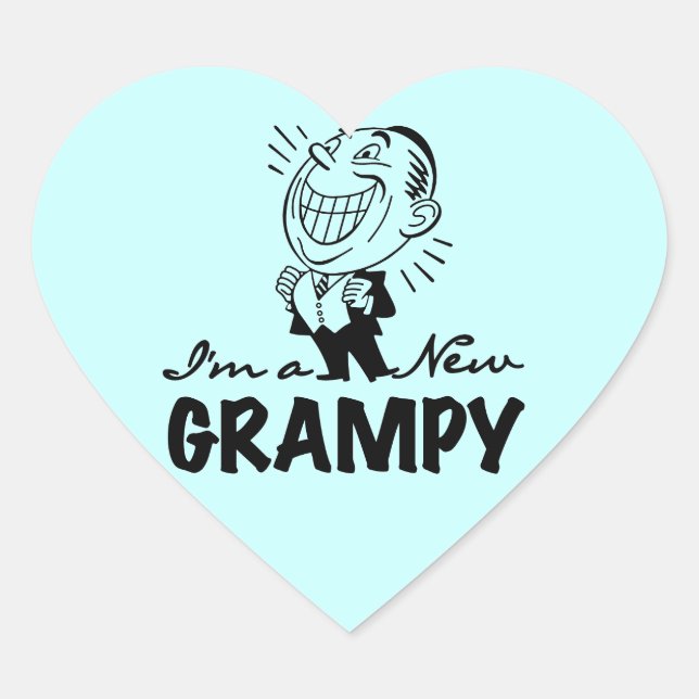 Sticker Cœur T-shirts et cadeaux Grampy (Devant)